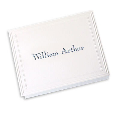 Tradition Premier Folded Note Cards - Raised Ink